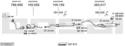 Система выпуска ОГ BOSAL купить