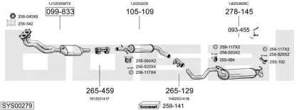 Система выпуска ОГ BOSAL купить