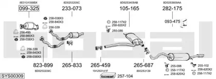 Система выпуска ОГ BOSAL купить