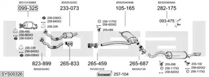Система выпуска ОГ BOSAL купить