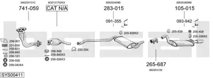 Система выпуска ОГ BOSAL купить