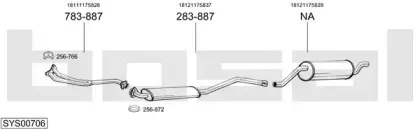 Система выпуска ОГ BOSAL купить