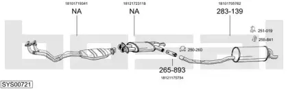 Система выпуска ОГ BOSAL купить