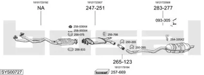 Система выпуска ОГ BOSAL купить