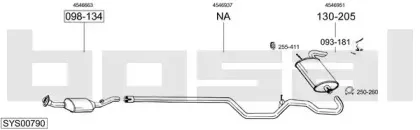 Система выпуска ОГ BOSAL купить