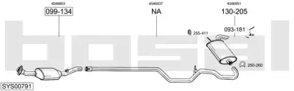 Система выпуска ОГ BOSAL купить
