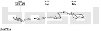 Система выпуска ОГ BOSAL купить