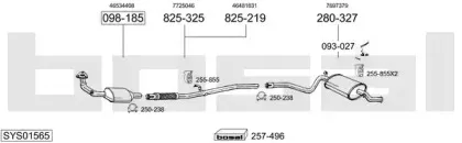 Система выпуска ОГ BOSAL купить