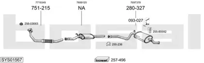 Система выпуска ОГ BOSAL купить