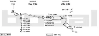 Система выпуска ОГ BOSAL купить