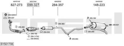 Система выпуска ОГ BOSAL купить