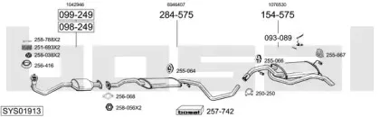 Система выпуска ОГ BOSAL купить