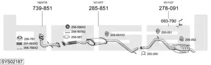 Система выпуска ОГ BOSAL купить