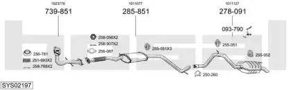 Система выпуска ОГ BOSAL купить