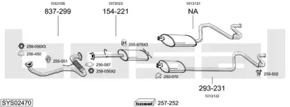 Система выпуска ОГ BOSAL купить