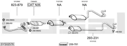 Система выпуска ОГ BOSAL купить