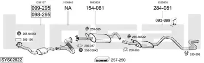 Система выпуска ОГ BOSAL купить