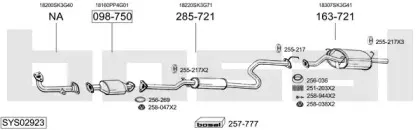 Система выпуска ОГ BOSAL купить