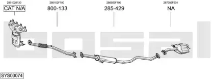 Система выпуска ОГ BOSAL купить