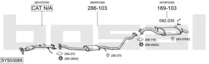 Система выпуска ОГ BOSAL купить