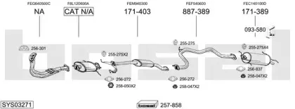 Система выпуска ОГ BOSAL купить
