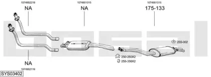 Система выпуска ОГ BOSAL купить