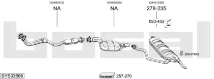 Система выпуска ОГ BOSAL купить