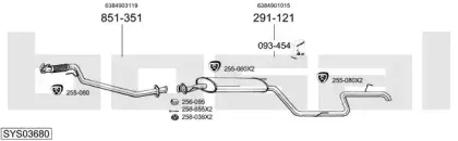 Система выпуска ОГ BOSAL купить