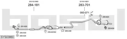 Система выпуска ОГ BOSAL купить