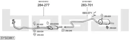 Система выпуска ОГ BOSAL купить