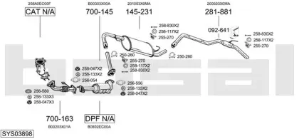 Система выпуска ОГ BOSAL купить