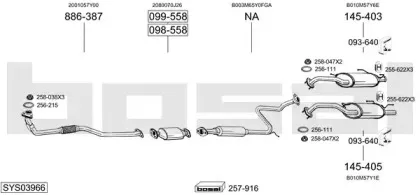 Система выпуска ОГ BOSAL купить