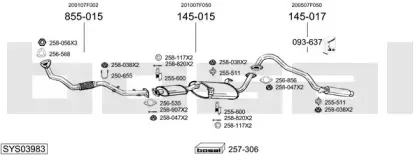 Система выпуска ОГ BOSAL купить