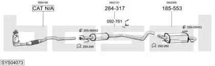 Система выпуска ОГ BOSAL купить