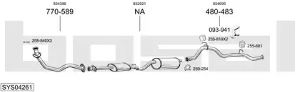 Система выпуска ОГ BOSAL купить