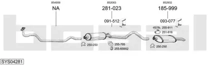 Система выпуска ОГ BOSAL купить