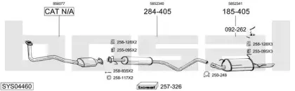 Система выпуска ОГ BOSAL купить
