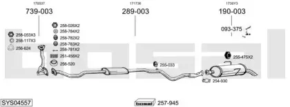Система выпуска ОГ BOSAL купить