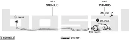 Система выпуска ОГ BOSAL купить