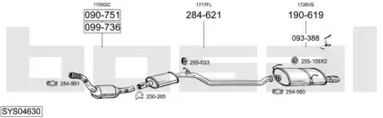Система выпуска ОГ BOSAL купить