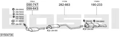 Система выпуска ОГ BOSAL купить