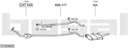 Система выпуска ОГ BOSAL купить