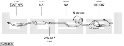 Система выпуска ОГ BOSAL купить