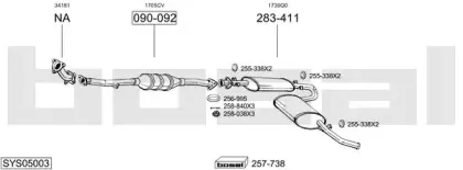 Система выпуска ОГ BOSAL купить