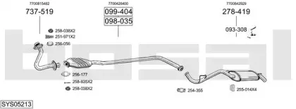 Система выпуска ОГ BOSAL купить