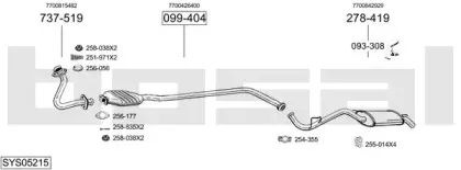 Система выпуска ОГ BOSAL купить