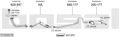 Система выпуска ОГ BOSAL купить