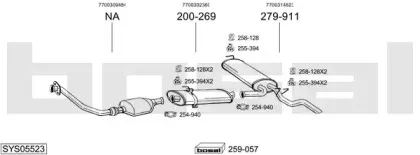 Система выпуска ОГ BOSAL купить