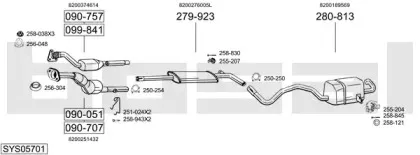 Система выпуска ОГ BOSAL купить