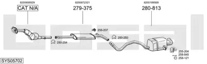 Система выпуска ОГ BOSAL купить